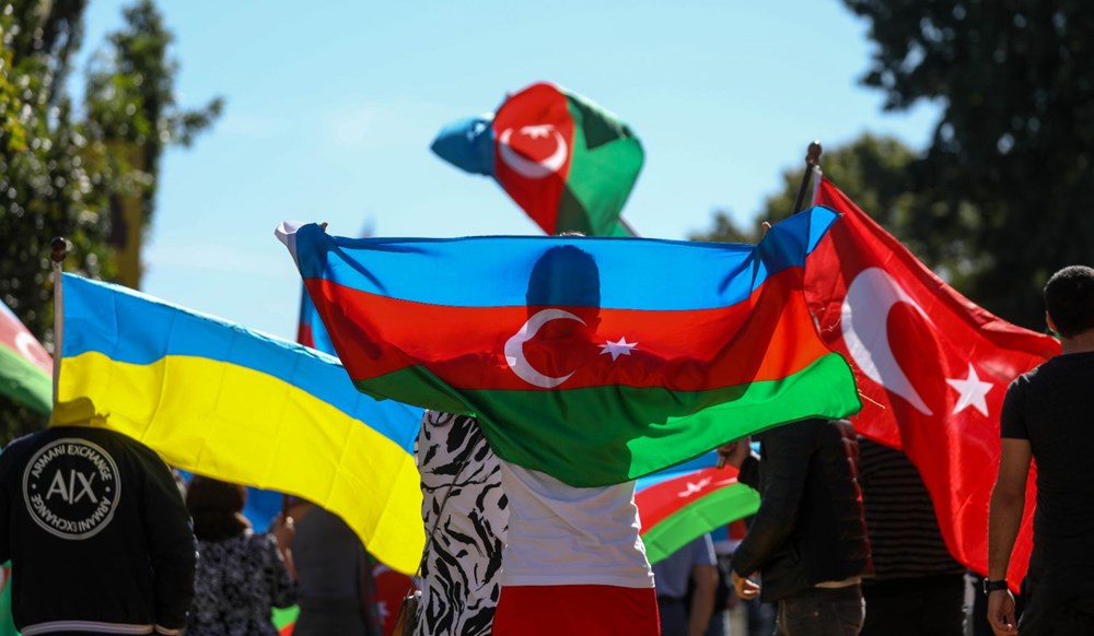 Beyaz Saray önünde Azerbaycan'a destek mitingi düzenlendi - 7