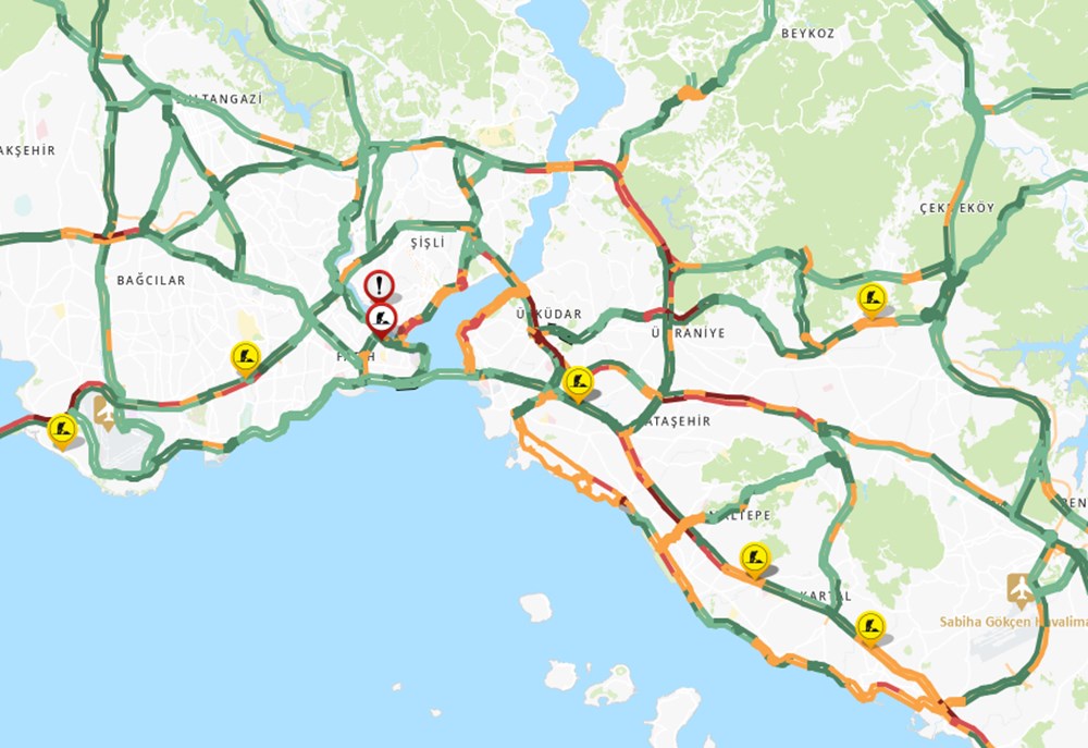 Tatilcilerin İstanbul'a dönüş trafiği: Birçok noktada yoğunluk yaşanıyor - 9