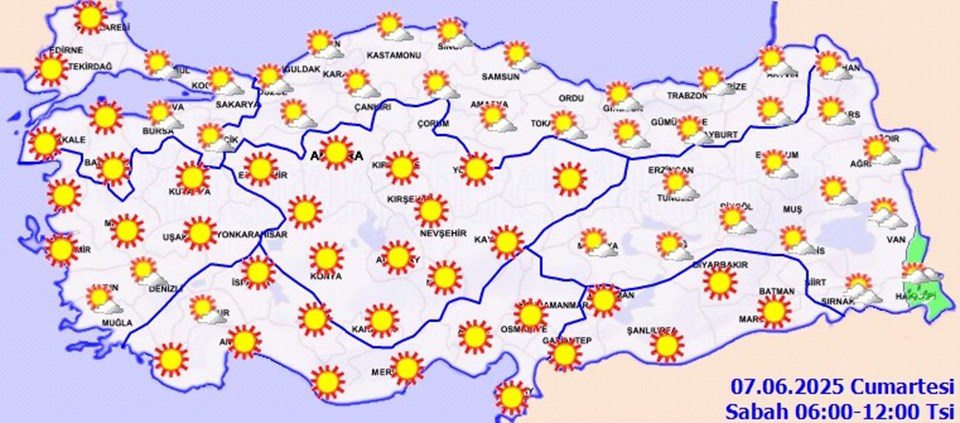 Kent kent hava durumu: 10 ile yağış uyarısı - 1