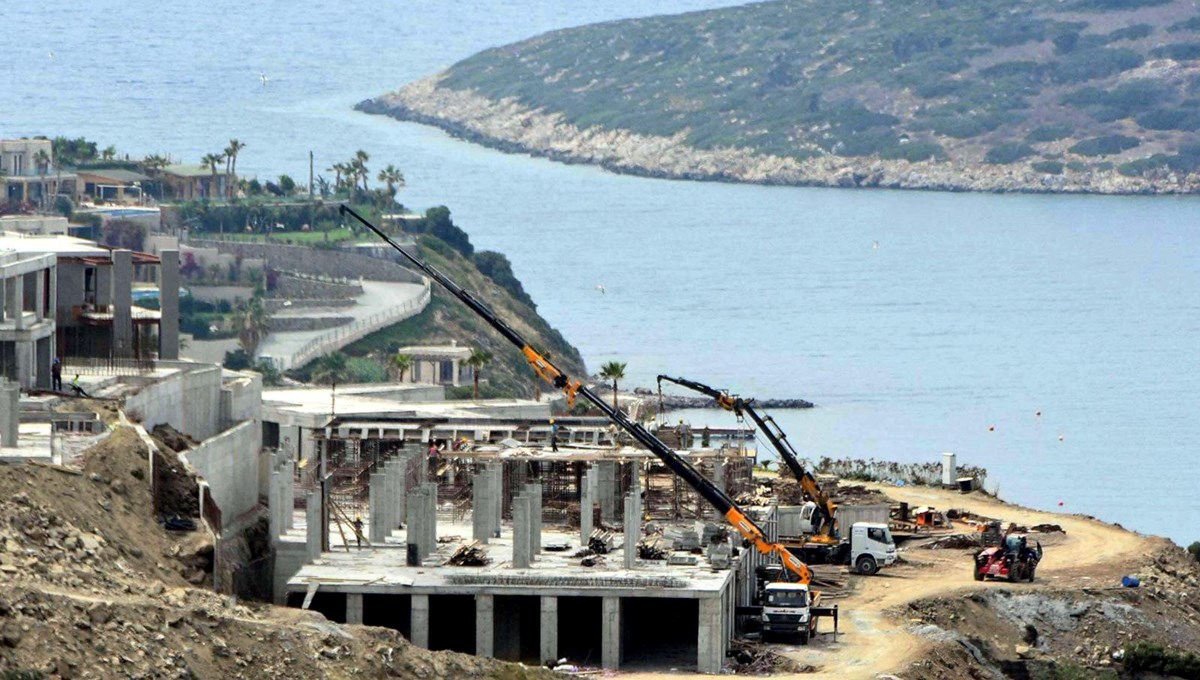 Bodrum'da inşaat yasağına uymayan 624 firmaya 808 bin lira ceza Bodrum'da inşaat yasağına uymayan 624 firmaya 808 bin lira ceza