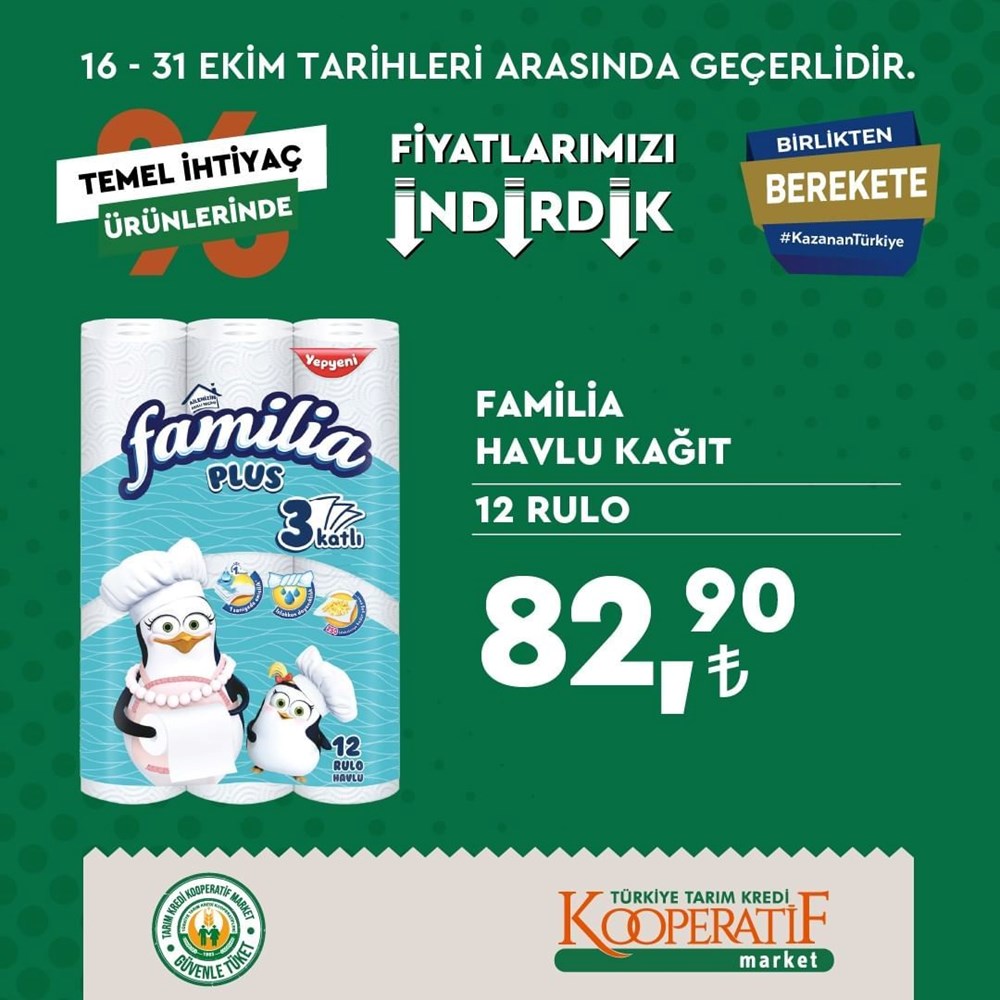 Tarım Kredi Kooperatif Market temel ihtiyaç ürünlerinde büyük indirimler (17-31 Ekim güncel indirimli ürünler kataloğu) - 38
