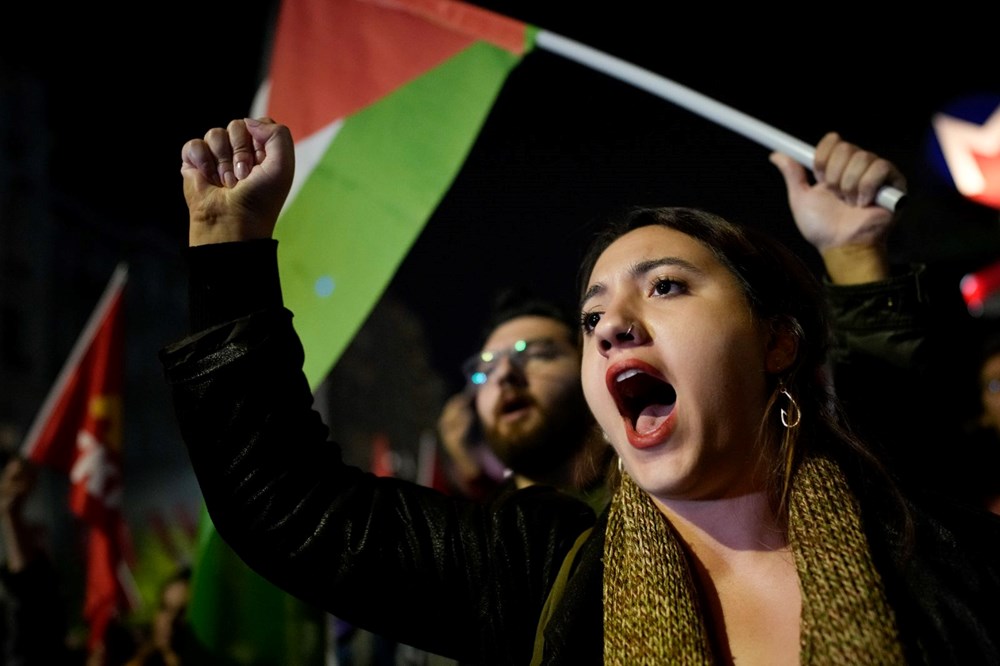 Yurt genelinde İsrail protestoları (Binlerce kişi sokaklara çıktı) - 23
