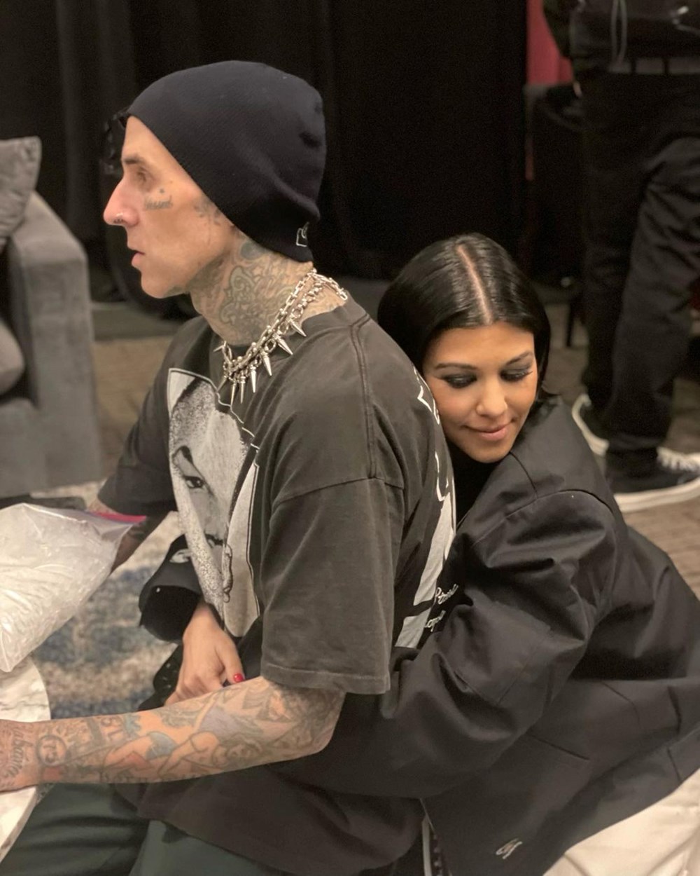 Kourtney Kardashian'dan Travis Barker'a: Yanımda olduğun için çok şanslıyım - 5