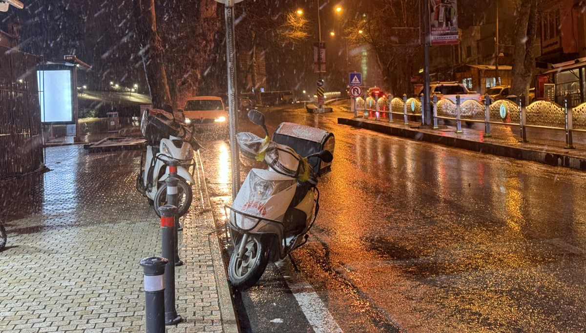 Edirne'de kar: Motosiklet, elektrikli scooter ve motokuryeler trafiğe çıkamayacak