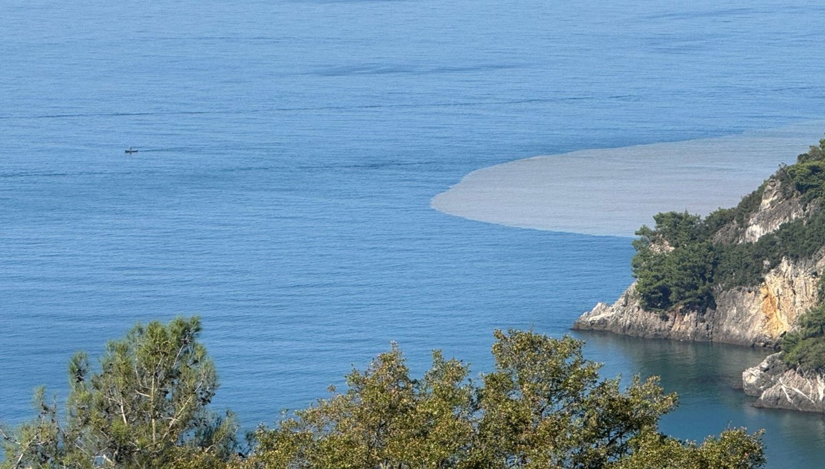 Bartın Irmağı, denizin rengini değiştirdi