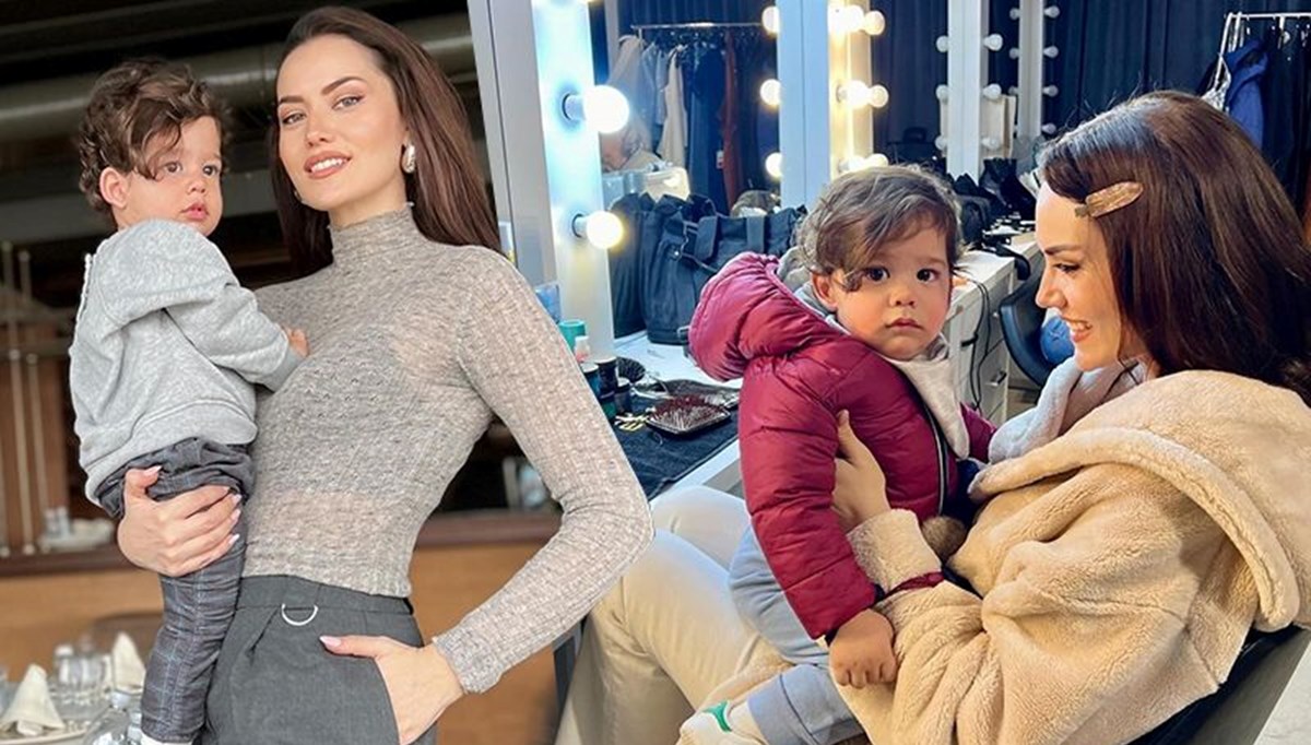 Kerem Özçivit'ten annesi Fahriye Evcen'e poz