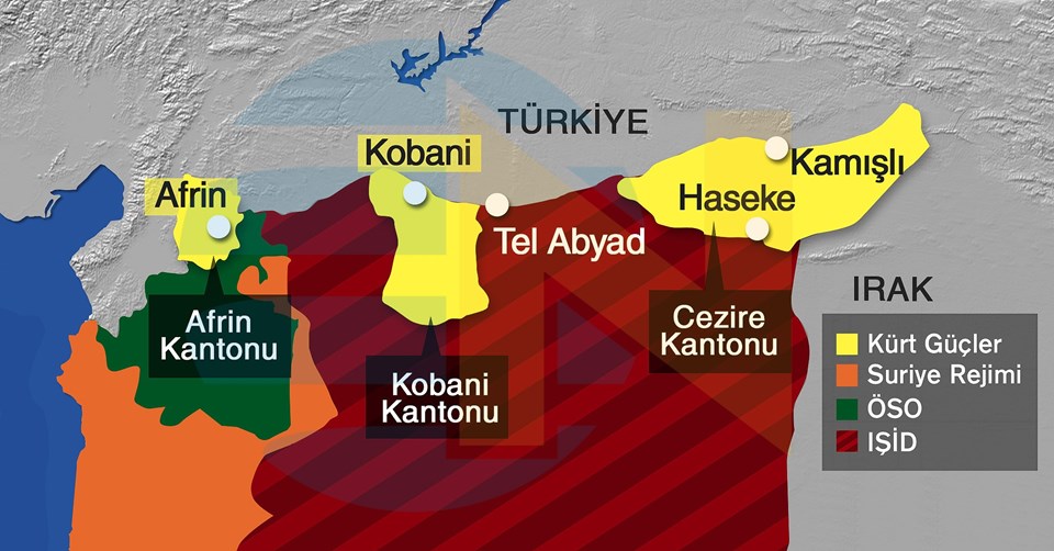 Suriye'deki Kürt güçler Tel Abyad Sınır Kapısı'nı IŞİD'in elinden aldı - 1