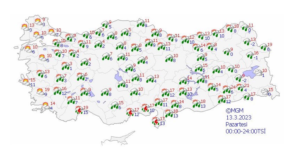 Meteoroloji'den 58 il için uyarı (Hafta sonu hava nasıl olacak?) - 13