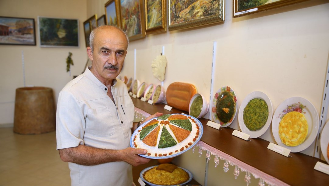 Azerbaycanlı ressam Azizli yaptığı yemek maketleriyle müze oluşturdu