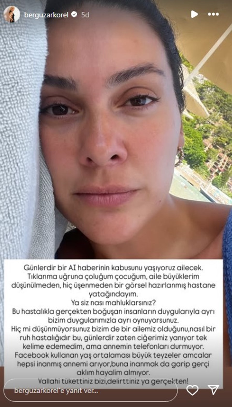 Bergüzar Korel'in yapay zeka isyanı "Tükettiniz bizi, delirttiniz!" - 1