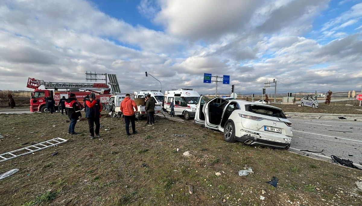 Kırklareli'nde trafik kazası: 1 kişi öldü, 6 kişi yaralandı