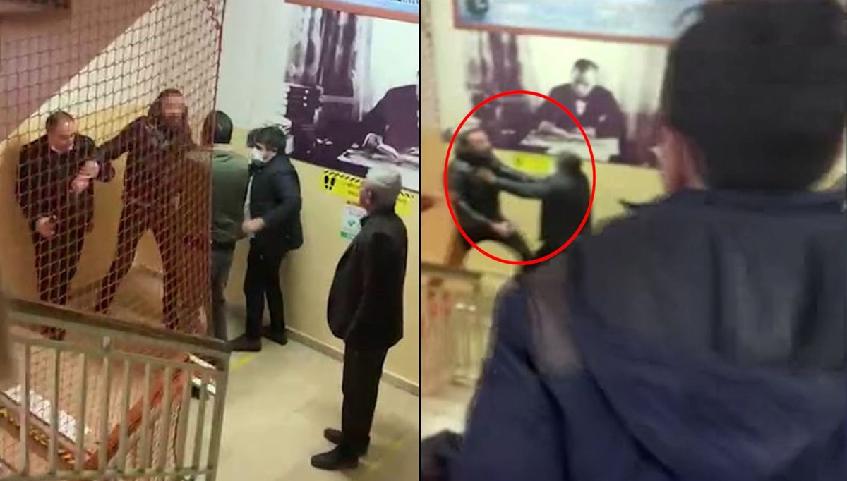 Veliden okul müdürüne saldırı