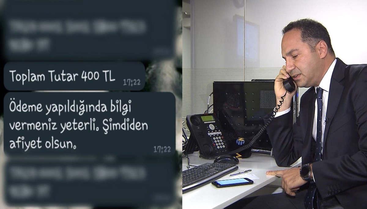 Muhabirle konuştuğunu anlayan dolandırıcı çileden çıktı