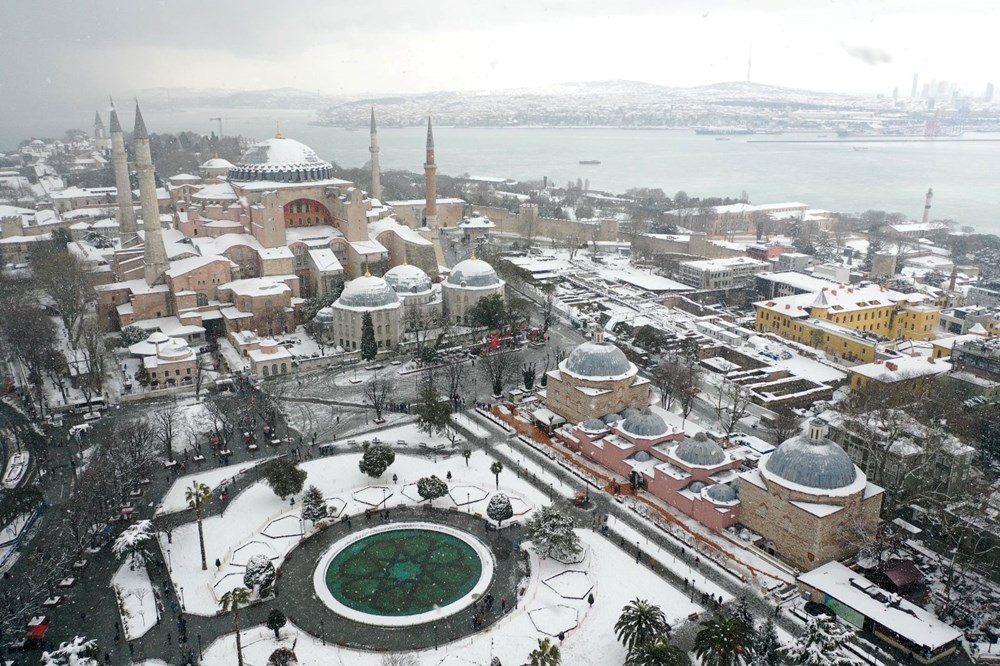 İstanbul'dan kartpostallık kar manzaraları - 10