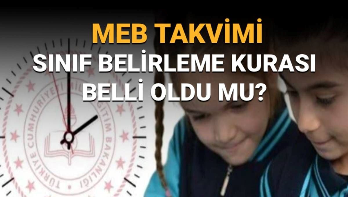 Sınıf belirleme kuraları için geri sayım sürüyor