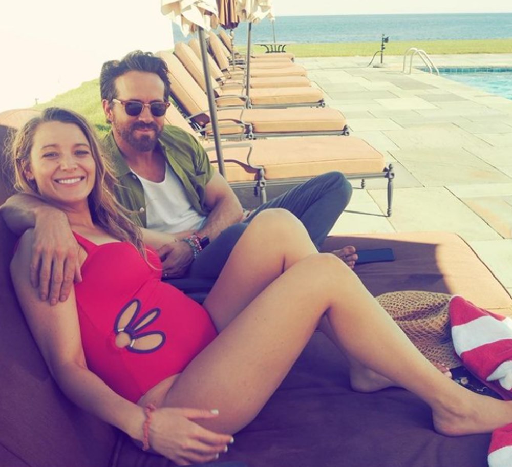 Paparazzilere kızan Blake Lively hamilelik fotoğraflarını paylaştı - 6