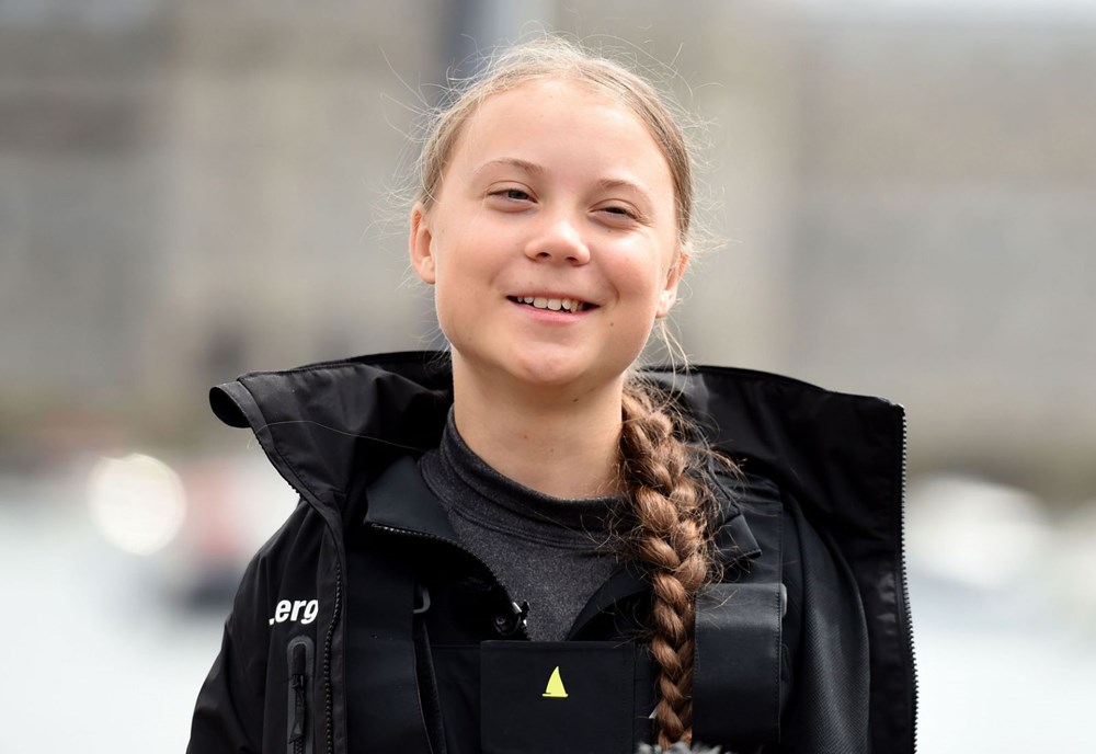 Как сейчас выглядит грета тунберг 2024 фото Greta Thunberg rock grubu Pearl Jam'in klibinde