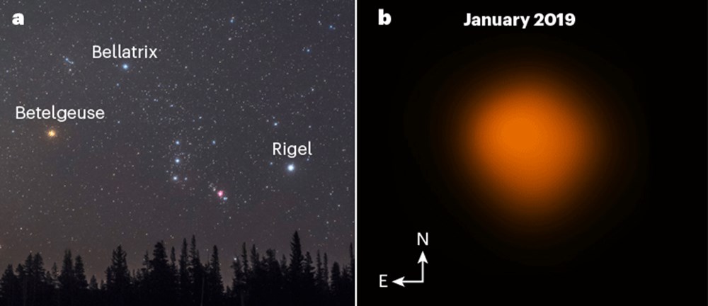 Devasa yıldız "Betelgeuse"un geçen yıl aniden ortadan kaybolmasının gizemi çözüldü - 1