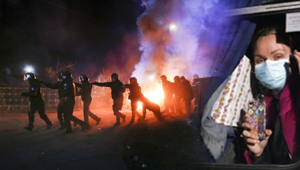 Ukrayna'da, Wuhan'daki Ukraynalıların ülkeye getirilişi protesto edildi