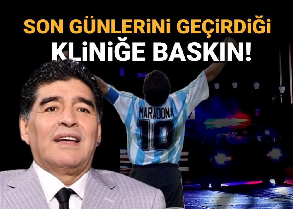 Diego Maradona'nın ölümünde yeni belgeler: Son günlerini geçirdiği kliniğe polis baskını - 1