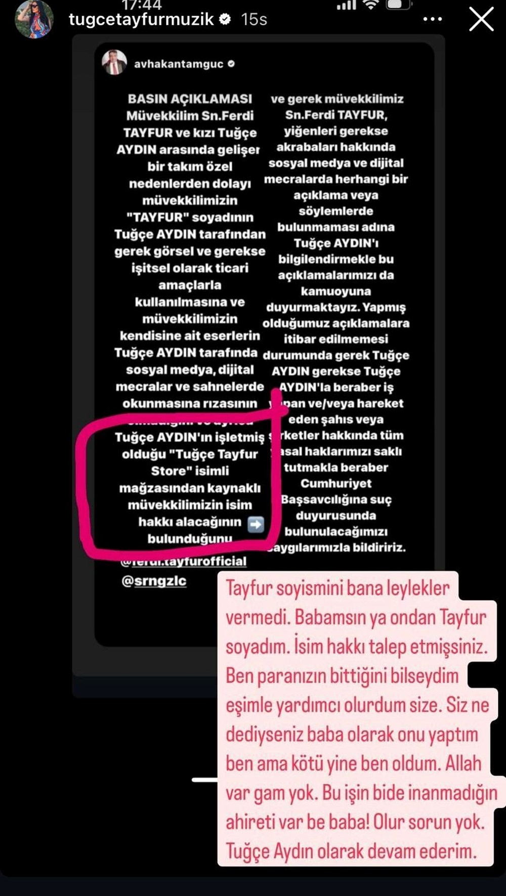 Ferdi Tayfur ile kızı Tuğçe Tayfur arasında soyadı krizi: "Soyismimi bana leylekler vermedi" - 3