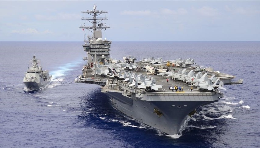 USS Nimitz uçak gemisi Orta Doğu'ya gidiyor