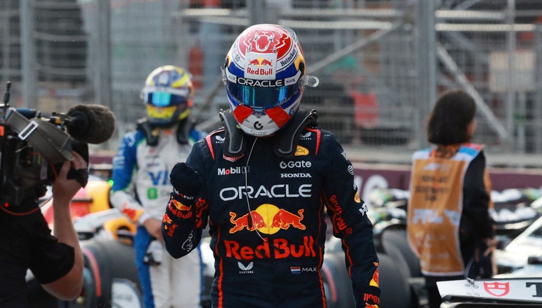 Formula 1'de pole pozisyonu Max Verstappen'in