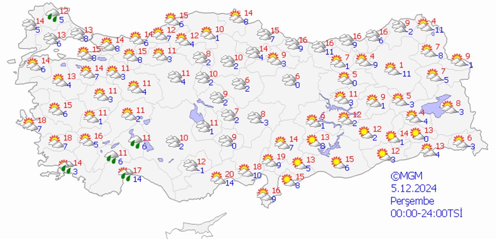 Meteoroljiden 4 il için sarı kod: Ege'de sağanak, Marmara'da fırtına uyarısı - 15