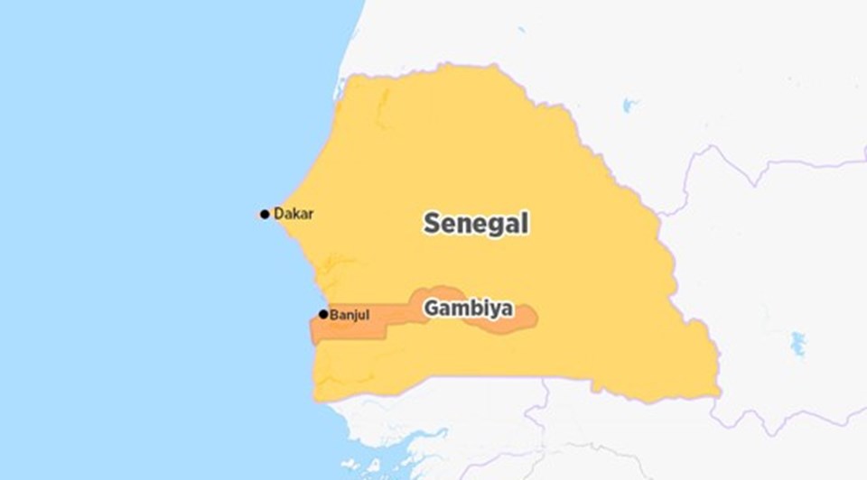 Senegal ordusu Gambiya'ya girdi - 1