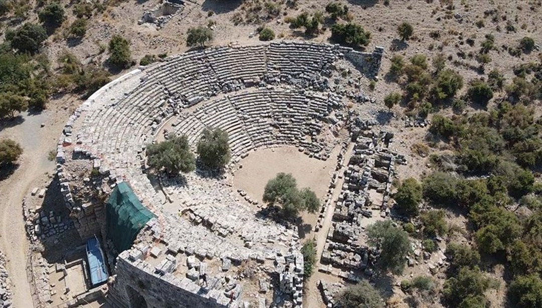 Kaunos Antik Kenti'ndeki kazılarda sarnıç ve sağlık sistemine ait kalıntılara rastlandı
