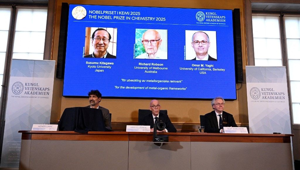 2025 Nobel Kimya Ödülü'nü kazanan 3 isim belli oldu