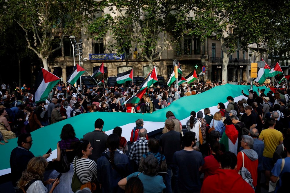 Dünyanın dört bir yanında Refah saldırısına karşı protesto - 4