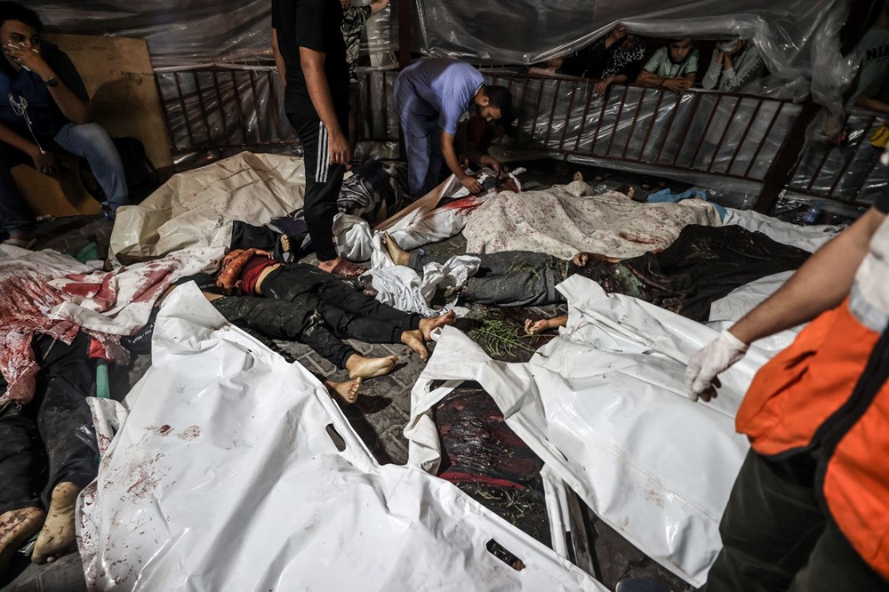 Gazze'de hastane vuruldu: Ankara'dan sert tepki - 12