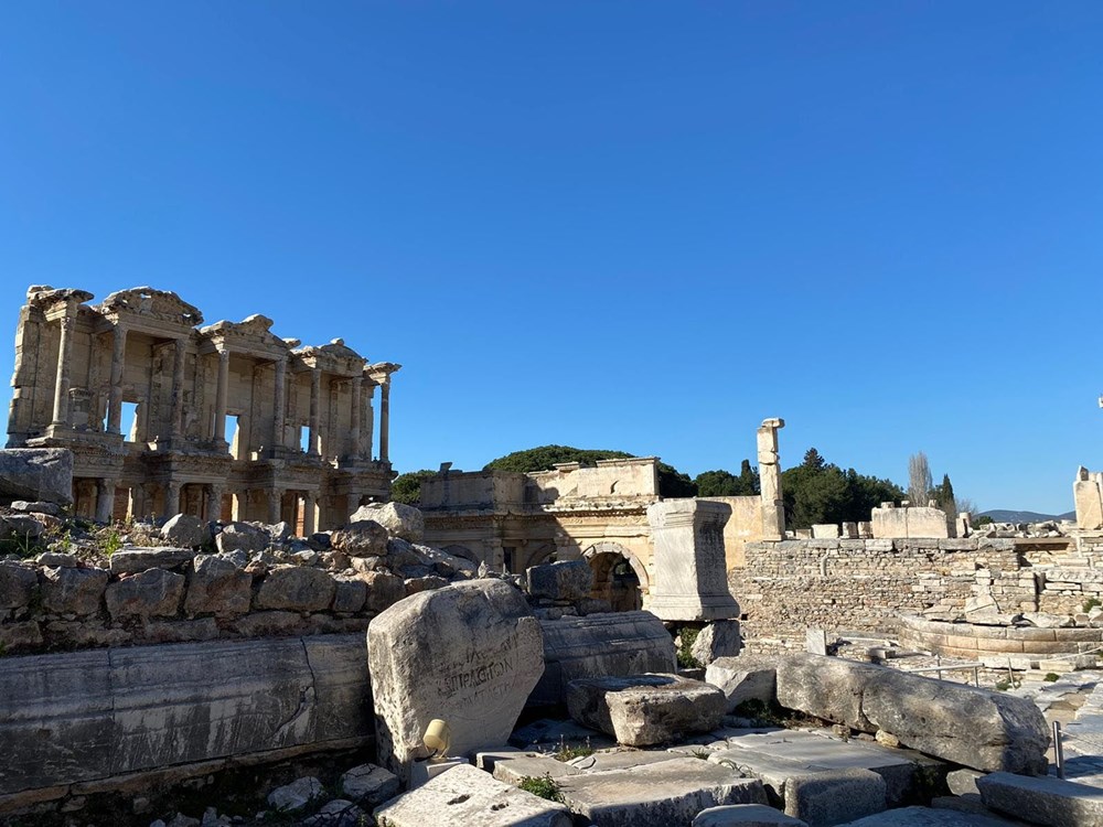 Efes Antik Kenti, pandemi döneminde de güvenli turizmin adresi oldu - 22
