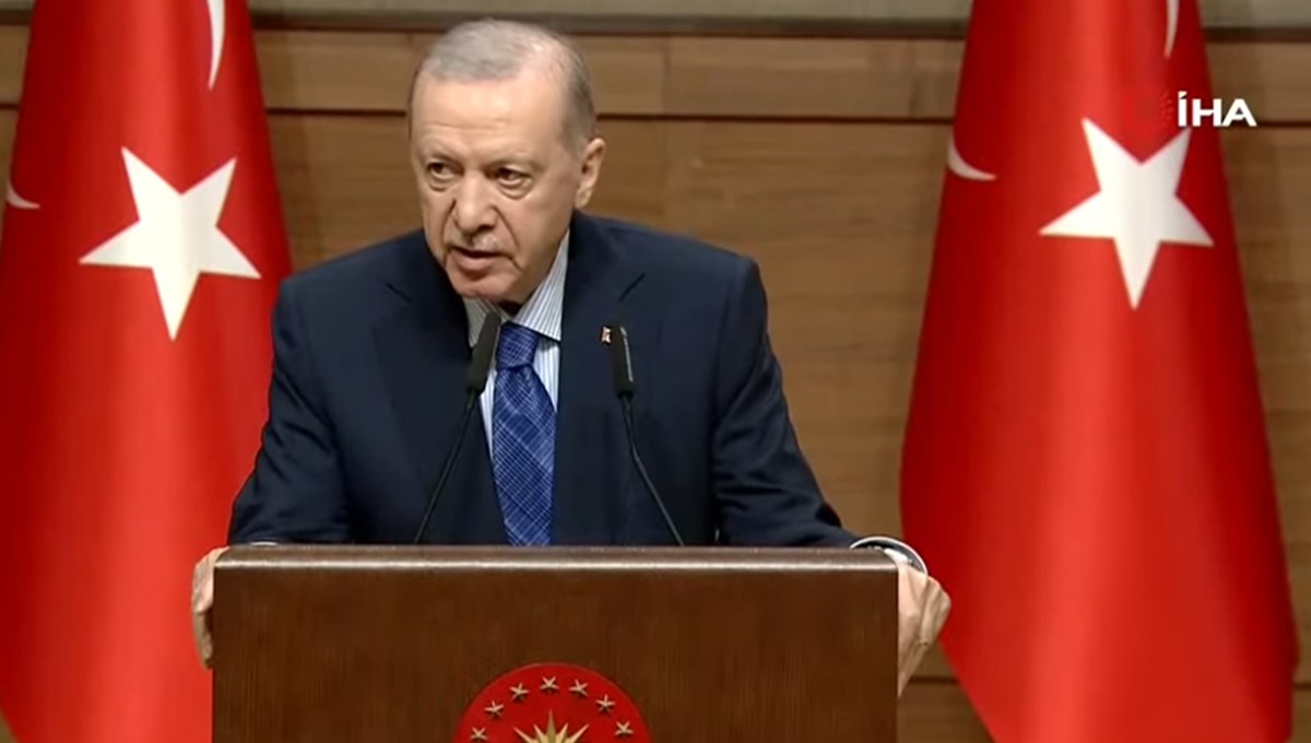 Cumhurbaşkanı Erdoğan'dan açıklamalar