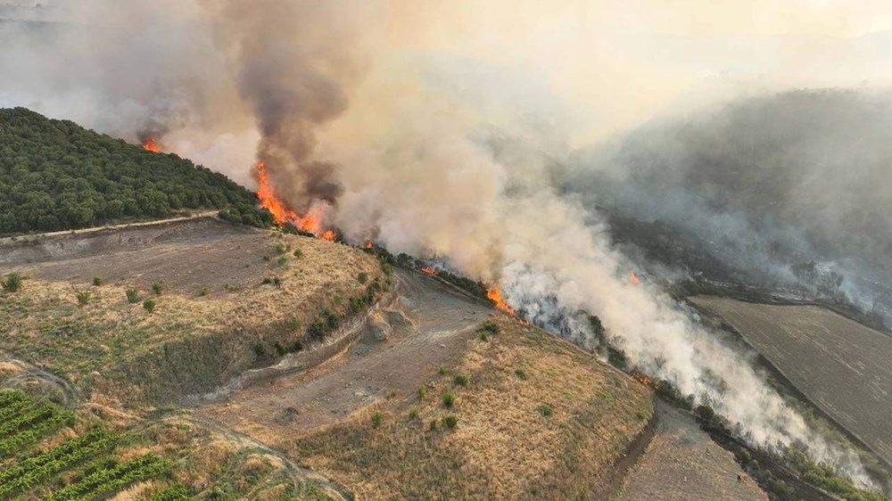 Orman yangınlarıyla mücadele: 3 ilde yangınlar kısmen kontrol altında - 15