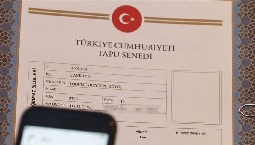 Tapu işlemleri saniyeler içinde bitecek