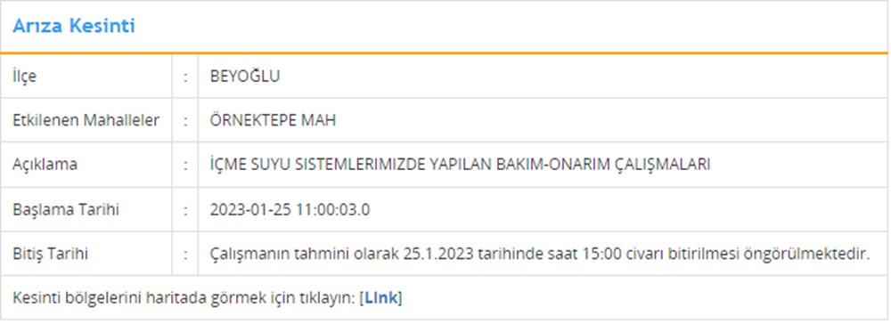 İstanbul'un 9 ilçesinde su kesintisi: 18 saat su kesintisi yaşanacak (25 Ocak İSKİ planlı su kesintisi listesi) - 4