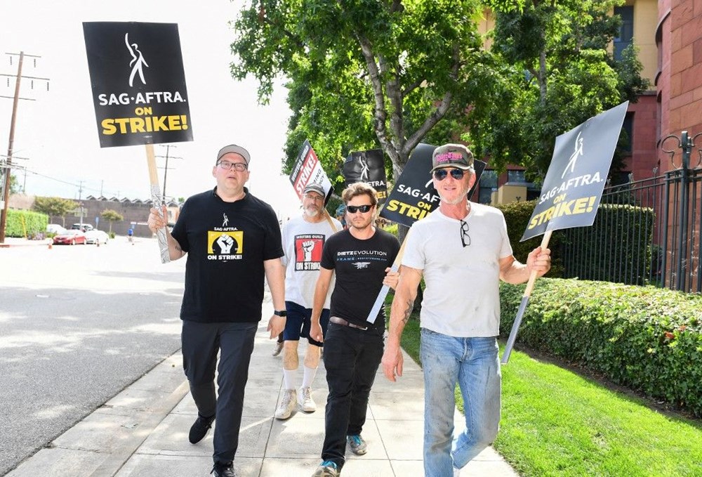 Sean Penn greve destek eyleminde - 5