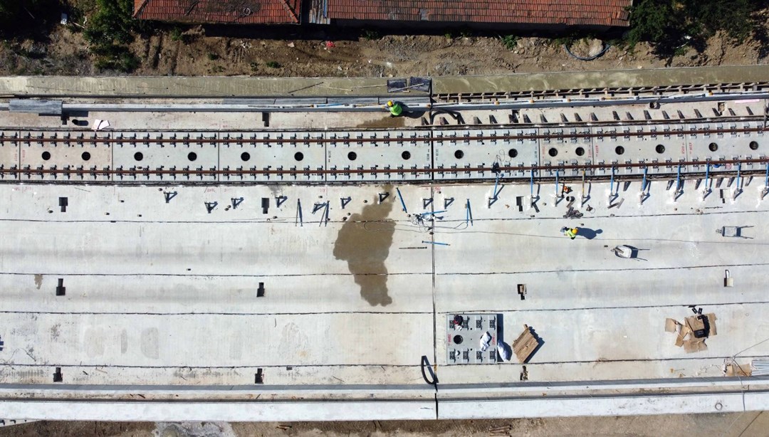 Halkalı-Kapıkule Hızlı Tren Hattı’nda inşa süreci sürüyor: Seyahat süresi 1 saat 30 dakikaya düşecek