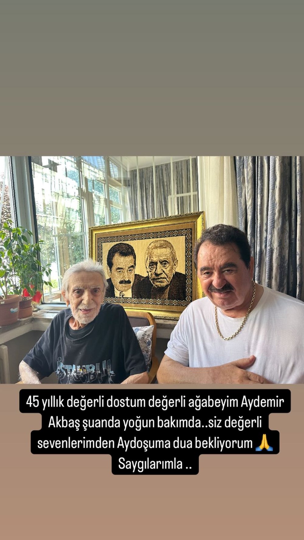 Usta oyuncu Aydemir Akbaş entübe edildi - 2