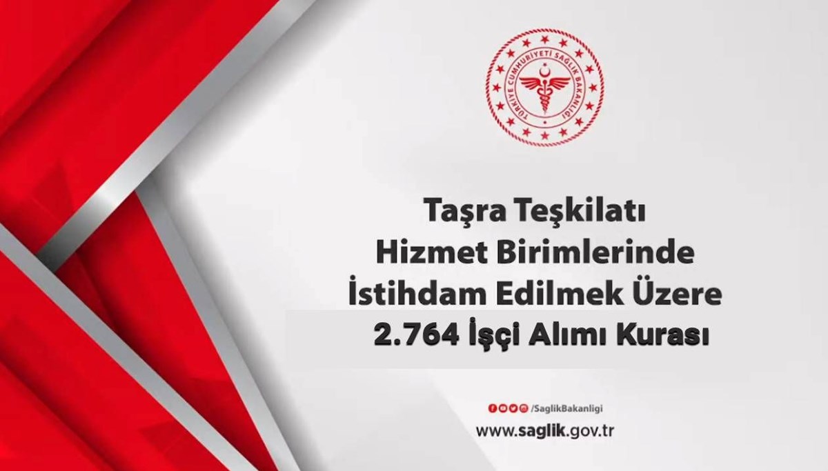 Takvim belli oldu: Sağlık Bakanlığı 2.764 işçi alımı kura çekimi canlı yayınlanacak mı, ne zaman? Takvim belli oldu: Sağlık Bakanlığı 2.764 işçi alımı kura çekimi canlı yayınlanacak mı, ne zaman?