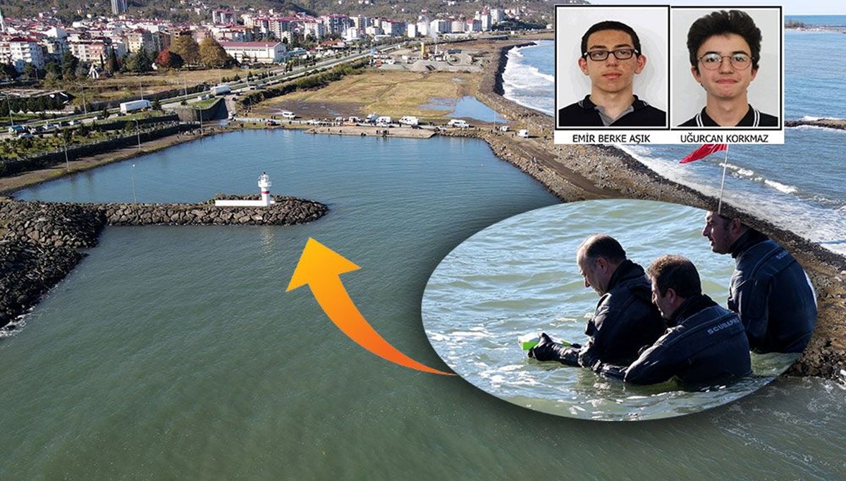 Dalgalara kapılan iki genç için denize atladı Dalgalara kapılan iki genç için denize atladı