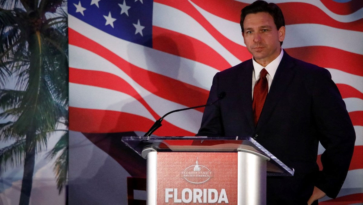 Cumhuriyetçi Florida Valisi Ron DeSantis, 2024 seçimlerinde başkan adayı