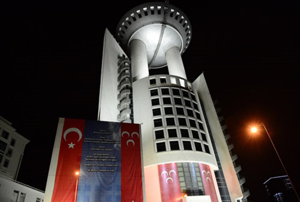 'Andımız' MHP Genel Merkezi'ne asıldı - 1