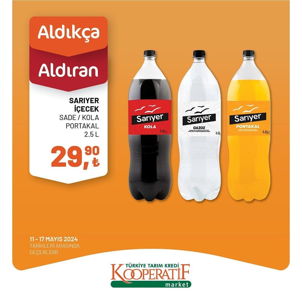 Tarım Kredi Kooperatif Market'te mayıs ayına özel yeni indirimli ürünler listesi (11-17 Mayıs 2024 Tarım Kredi Market indirimleri) - 17
