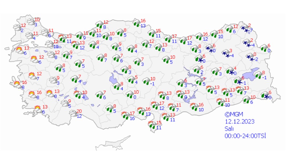 Hafta sonu hava daha da soğuyacak (Bugün hava nasıl olacak? 5 günlük hava durumu) - 18