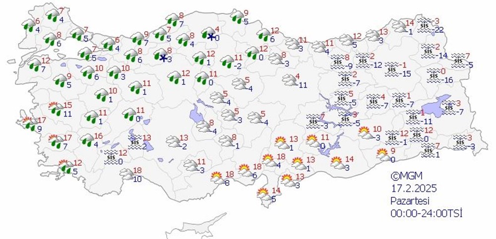 Soğuk havaya kısa bir ara: Önce yağmur sonra kar! - 8