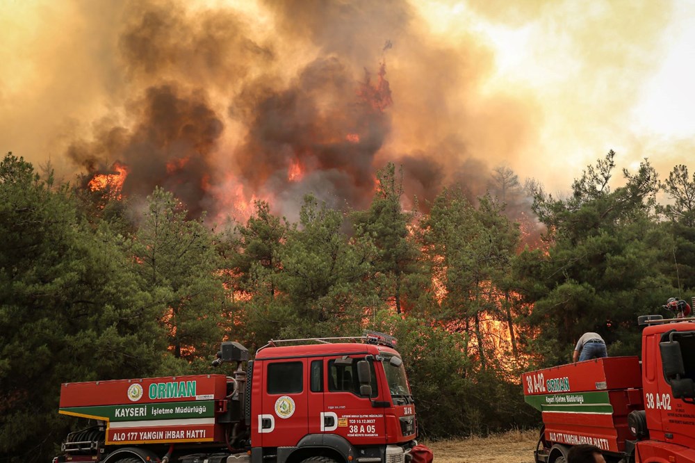 Eskişehir, Bilecik Osmaneli ve Urla yangını kontrol altında - 1