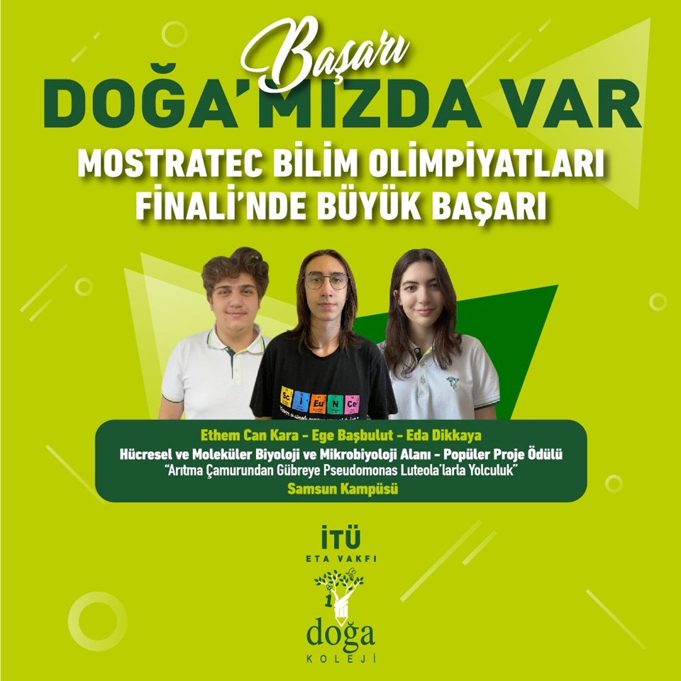 Mostratec Bilim Olimpiyatları'nda Doğa Harikalarının başarı geleneği sürüyor - 2